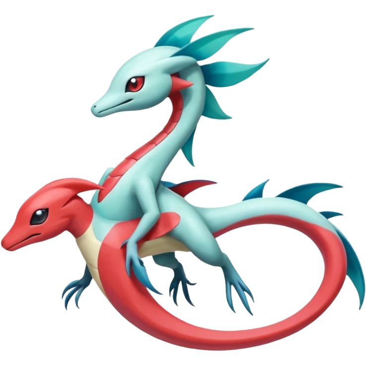 Meloetta-Milotic-Inteleon-Heliolisk-Helioptile-Salamence-Salandit-Latias-Fakémon-creature-hybrid emoji