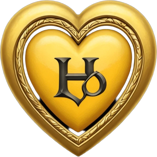 Hufflepuff’s heart hogwarts  emoji