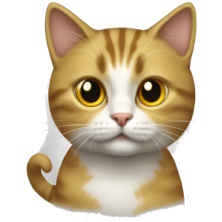 Cat gold shinshila emoji