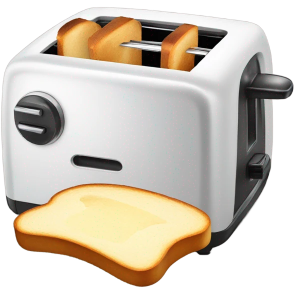toaster with bread emoji
