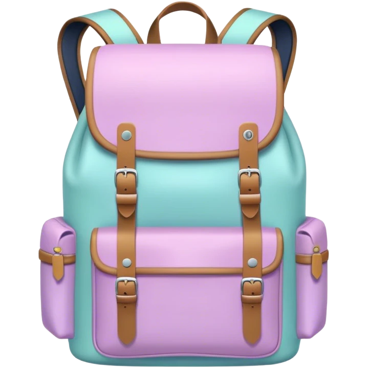 pastel backpack emoji