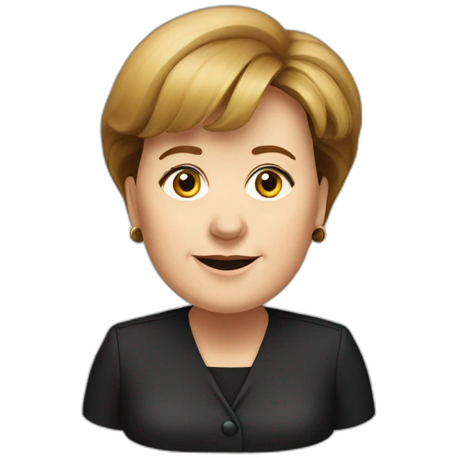 angela merkel emoji