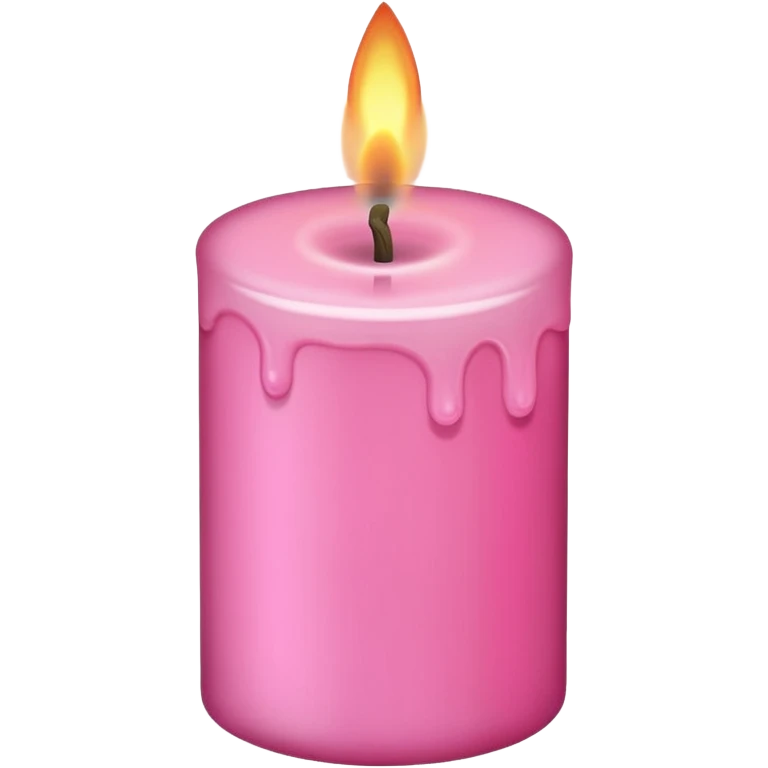 make a candle in very girly pink tones. emoji