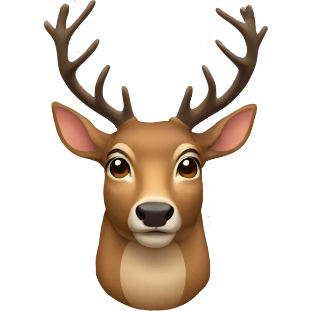 deer face emoji