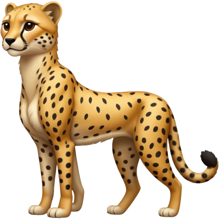 Emoji de un chita de cuerpo completo emoji