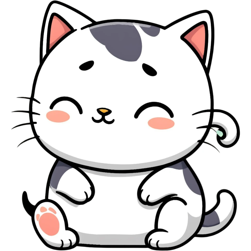 Няшка-кот (обнимет, помурчит, а потом плачет обижается emoji