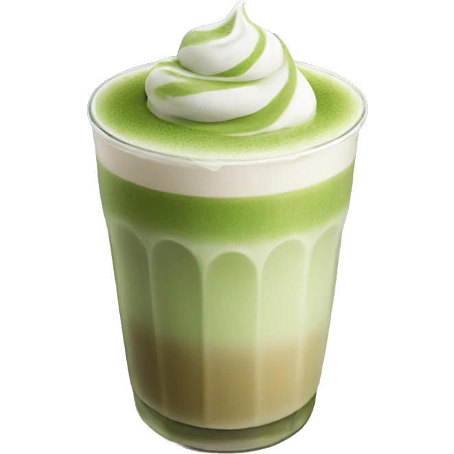 matcha latte iced emoji