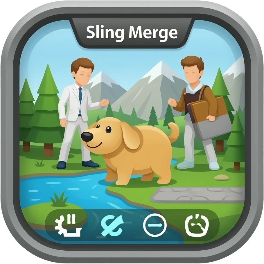 Sling Merge shot emoji