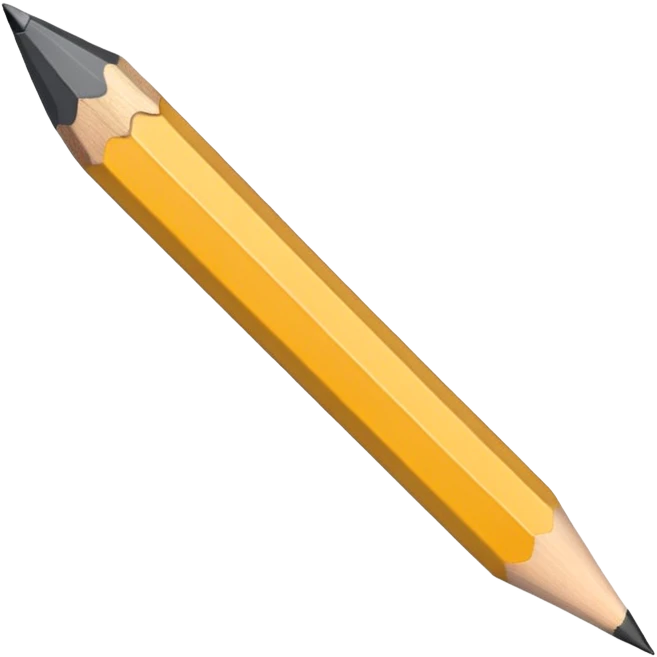 Broken pencil emoji