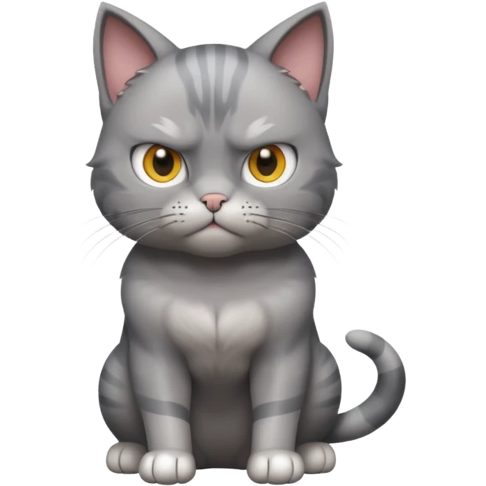 cat with muscle emoji