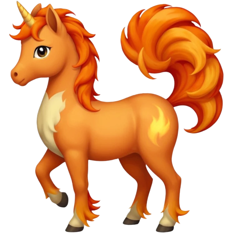 Ponyta no horn emoji