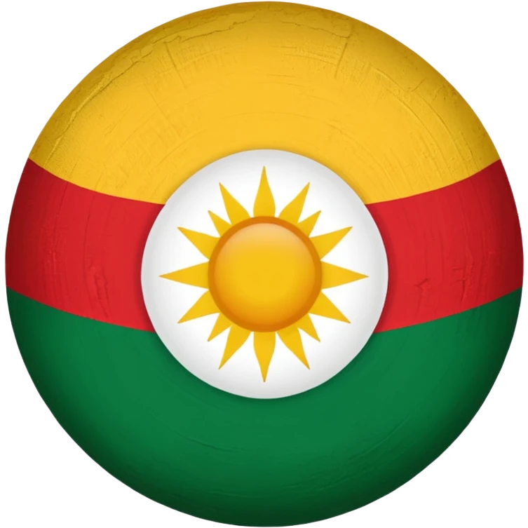 پرچم کردستان emoji