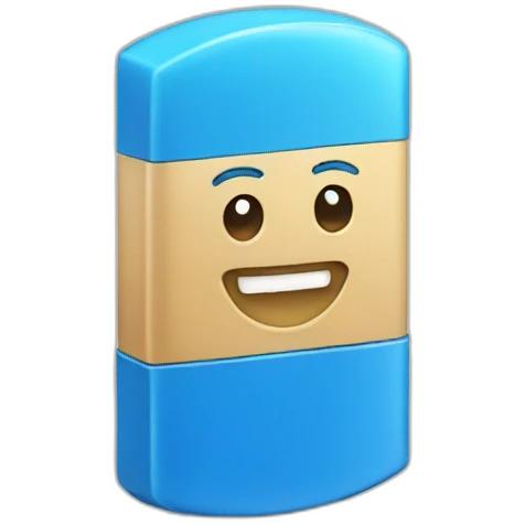 blue usb stick emoji