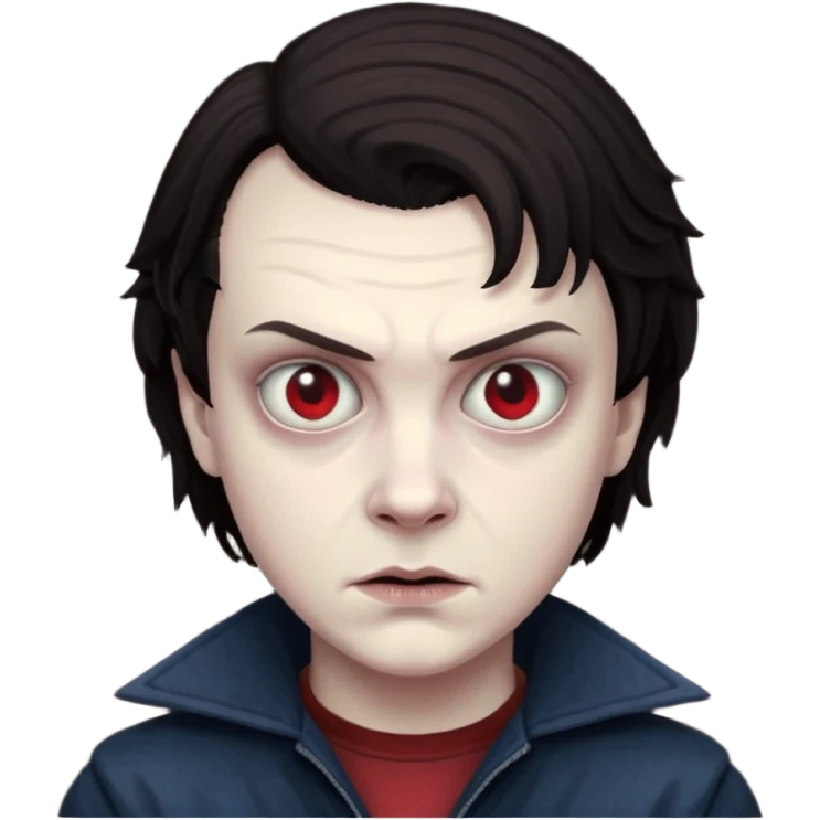 Stranger Things evil emoji