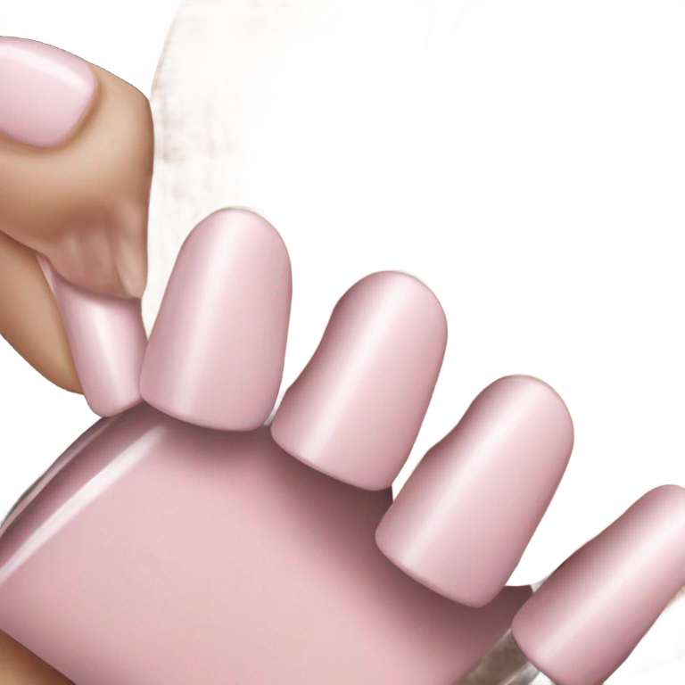 Light pink nails emoji