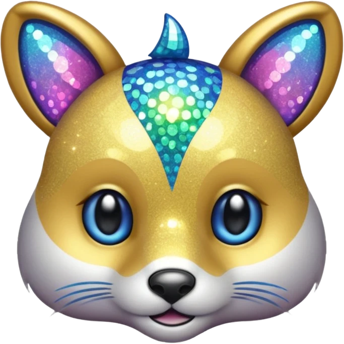 Glitter animal emoji