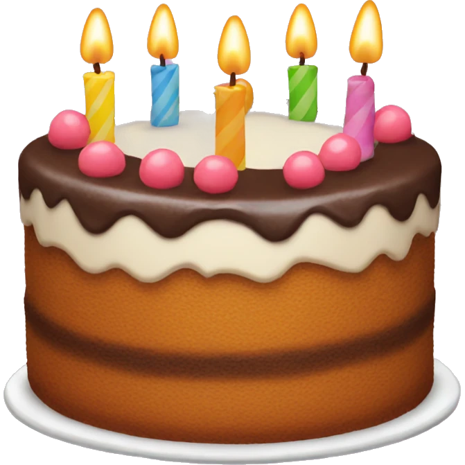 Birthday cake emoji