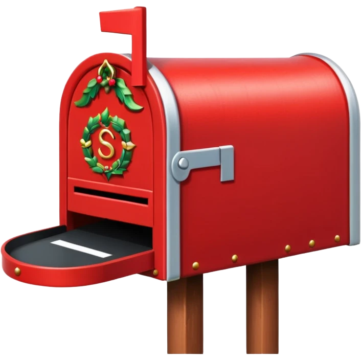 boite au lettre au père noel emoji