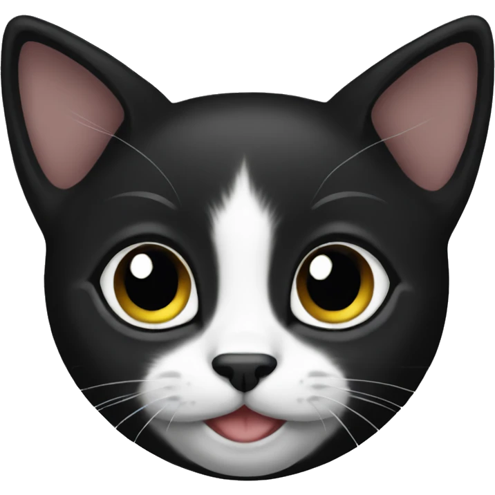 black kitten  emoji
