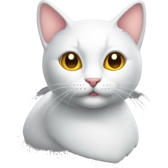 Shiny cat emoji