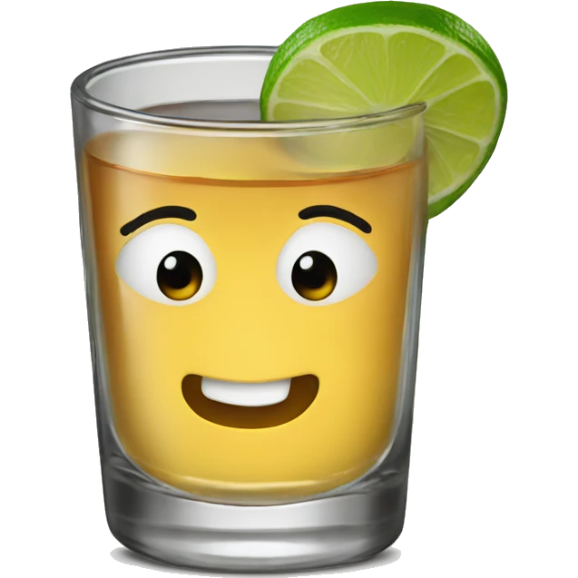 Shot of tequila  emoji