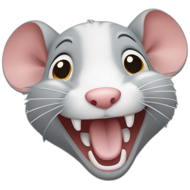 laughing rat emoji
