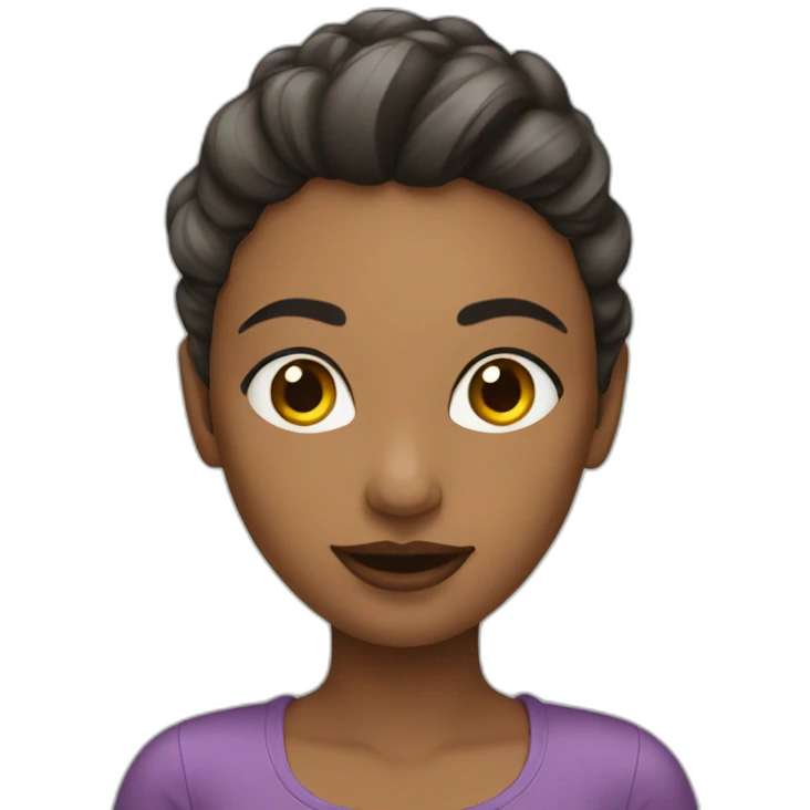 Femme à poil emoji
