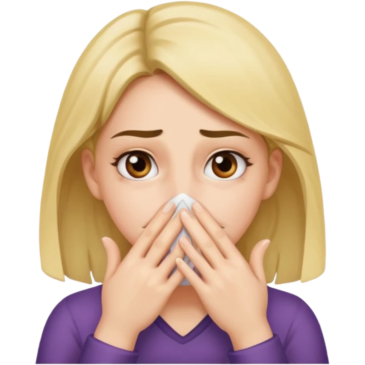 The girl needs to be blocking her nose with both hands to avoid the bad smell. emoji