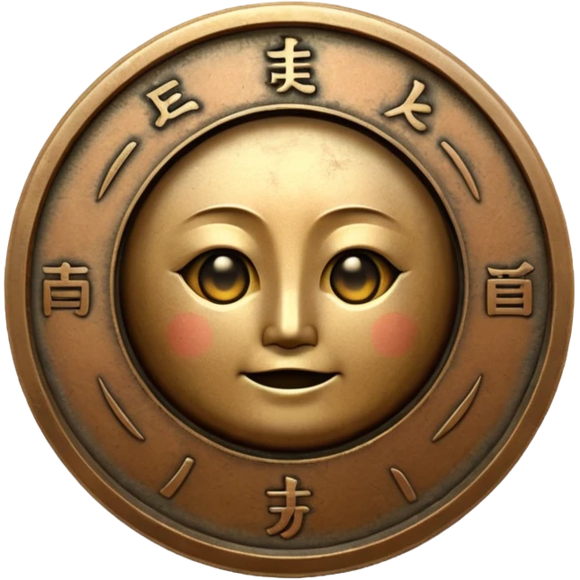 old japanese coin emoji