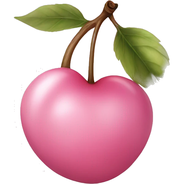 pastel pink cherry emoji