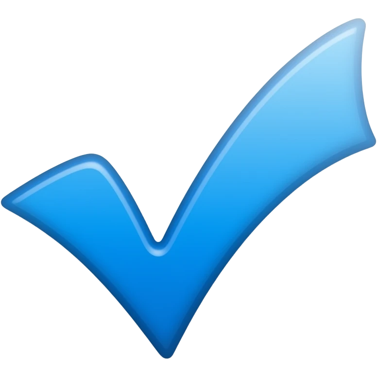 Mavi tık Instagram emoji