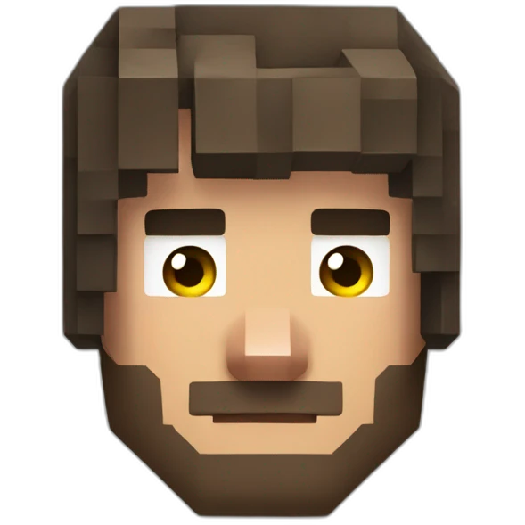 Minecraft Steve emoji