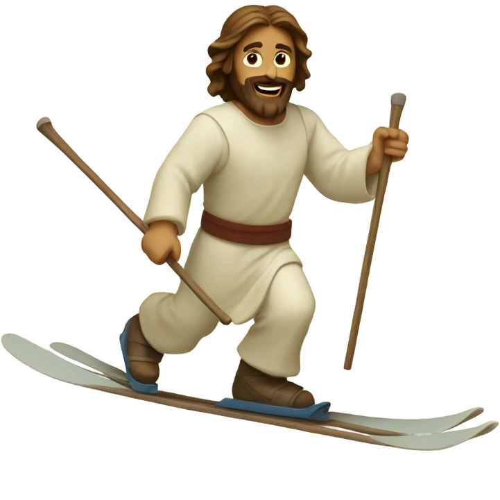 Jesus sking emoji