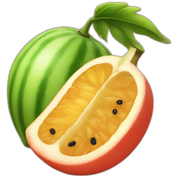 Pastèque fruit emoji
