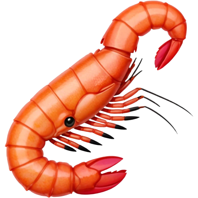 shrimp grill simple emoji