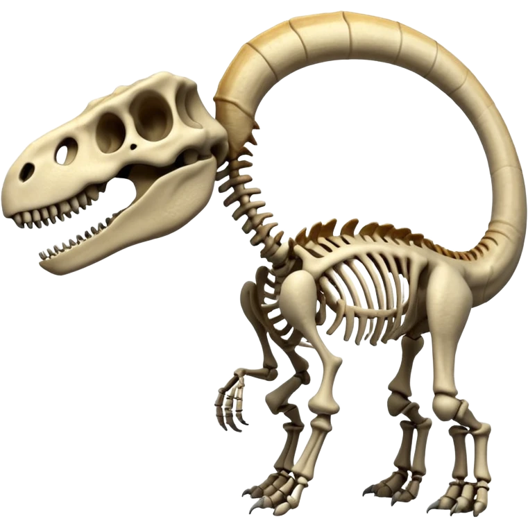 dinosaur skeleton emoji