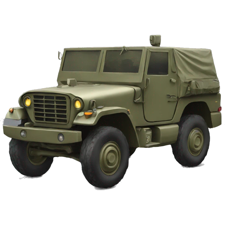 military car emoji