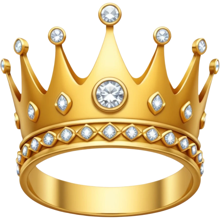 Aesthetic Engagement ring like crown emoji