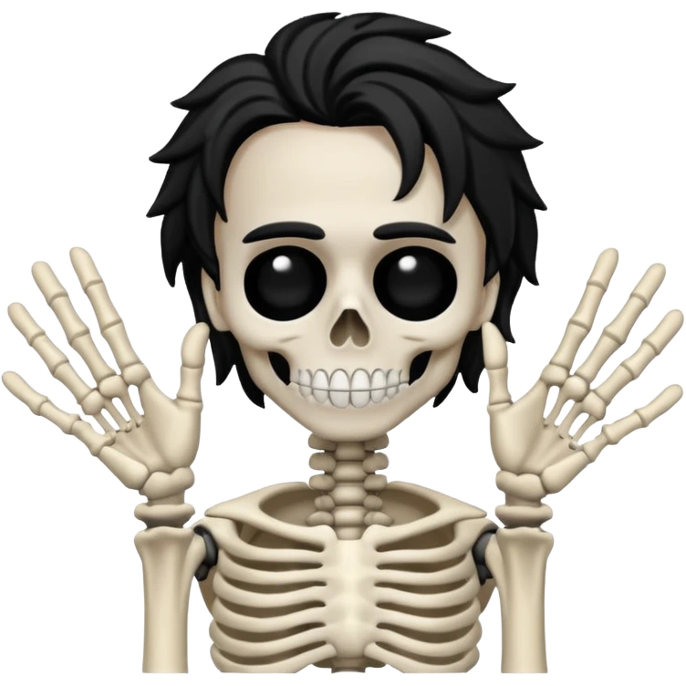 Make a Playboi Carti yvl skeleton hand emoji emoji