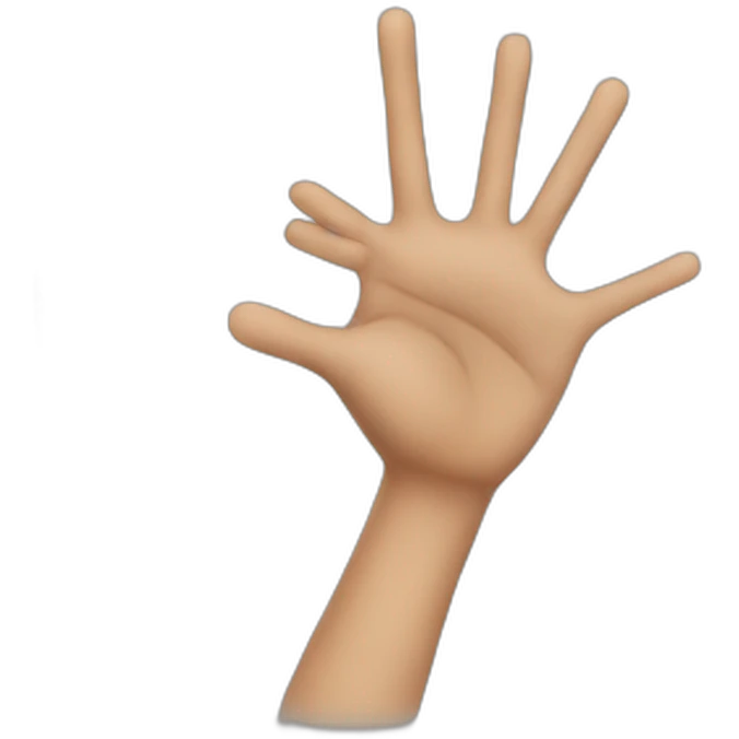 hands Aim emoji
