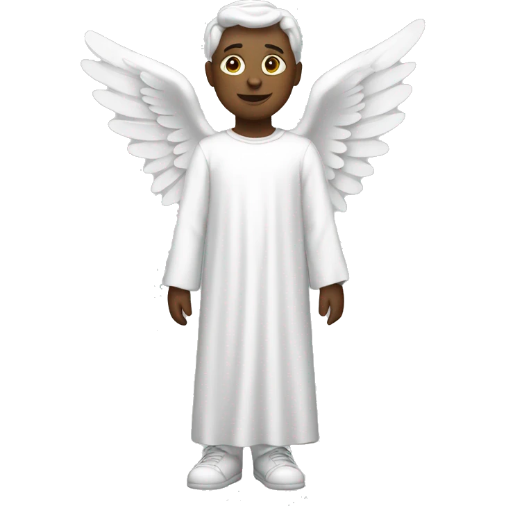 angel in white emoji