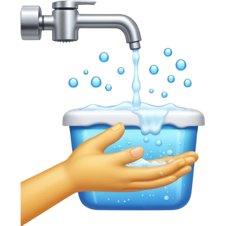Hand washing emoji