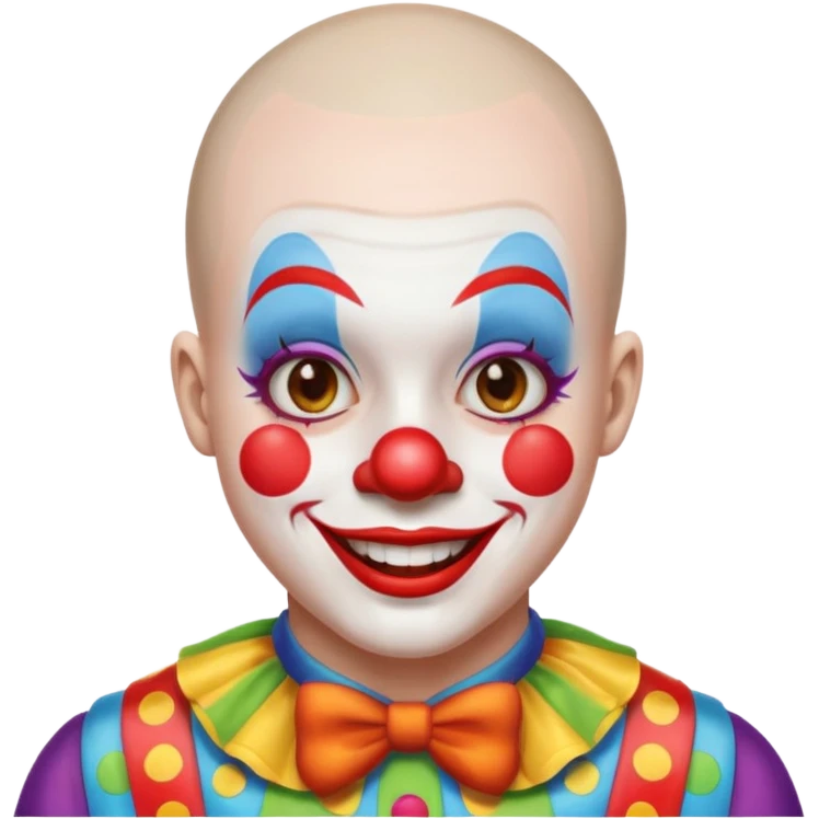 buzz cut clown emoji