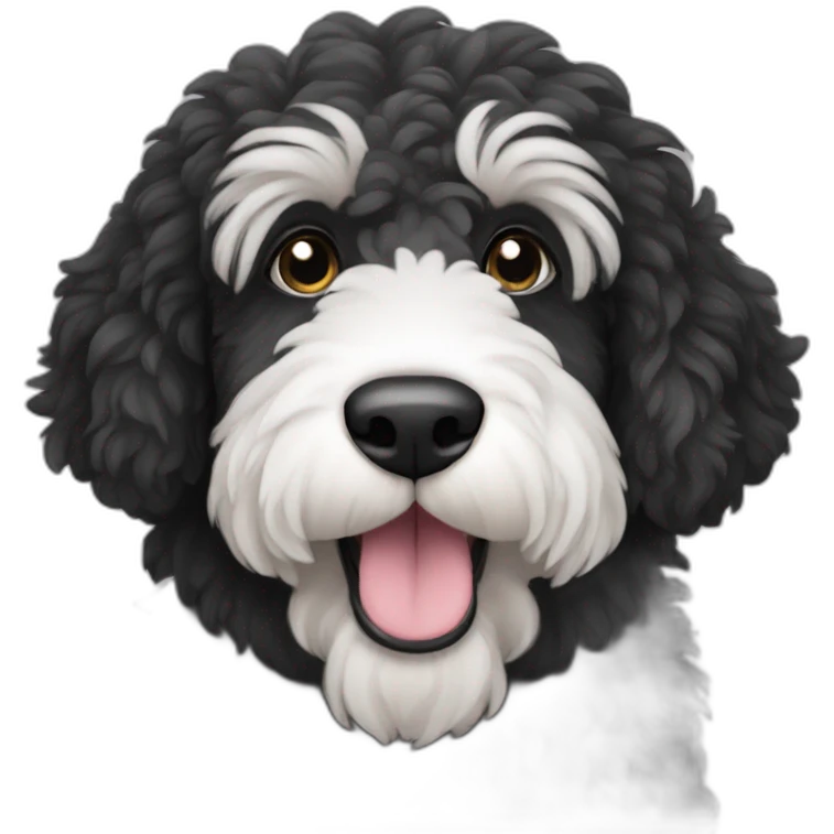 black-sheepadoodle-dog emoji