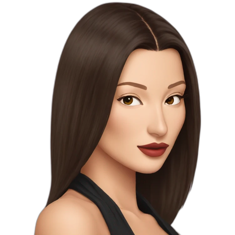Bella hadid emoji