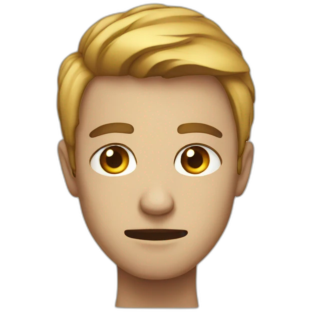 Dépressive face emoji