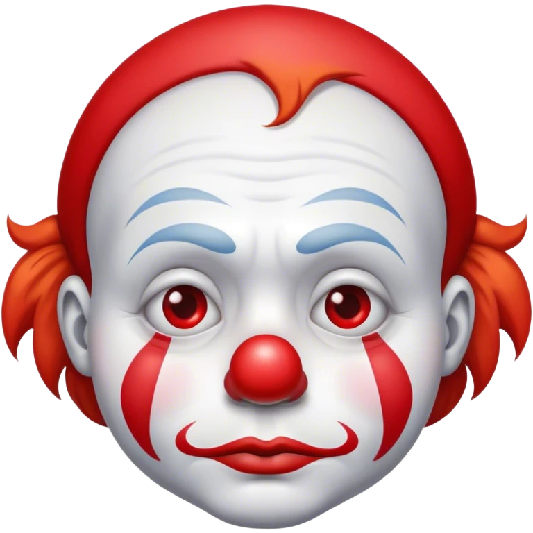 Sad clown emoji