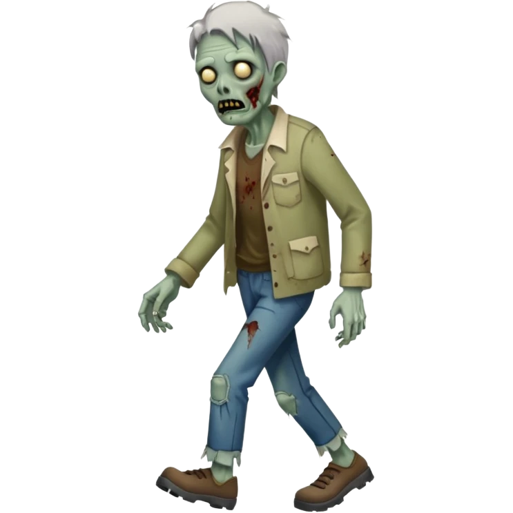 A zombie emoji