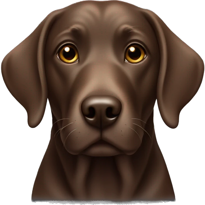 english chocolate labrador  emoji
