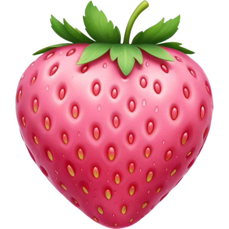 Soft Pink strawberries emoji